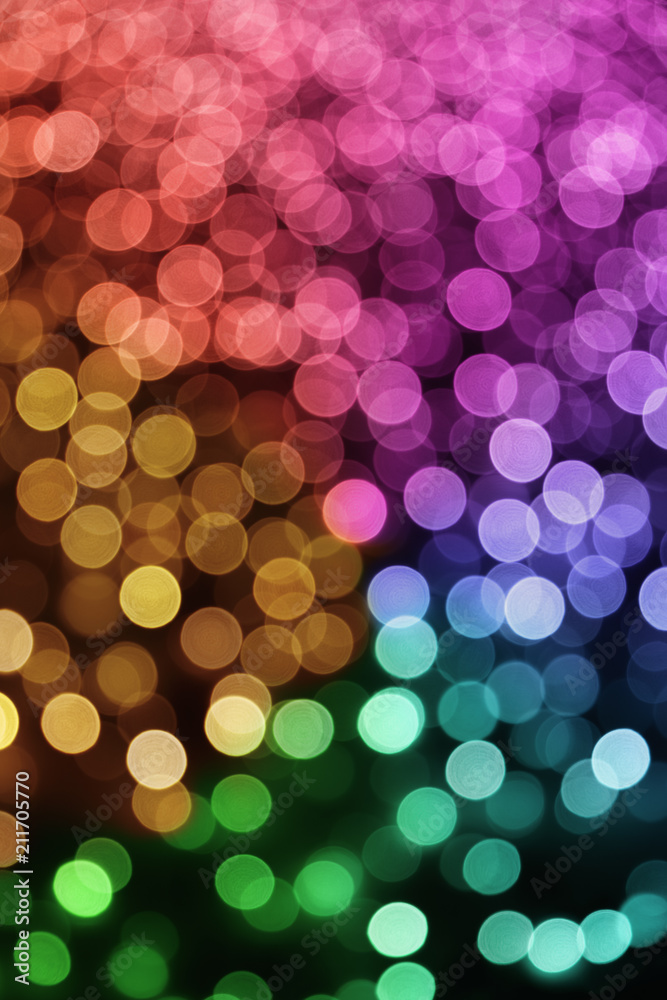 Rainbow-colored light Rainbow-colored light