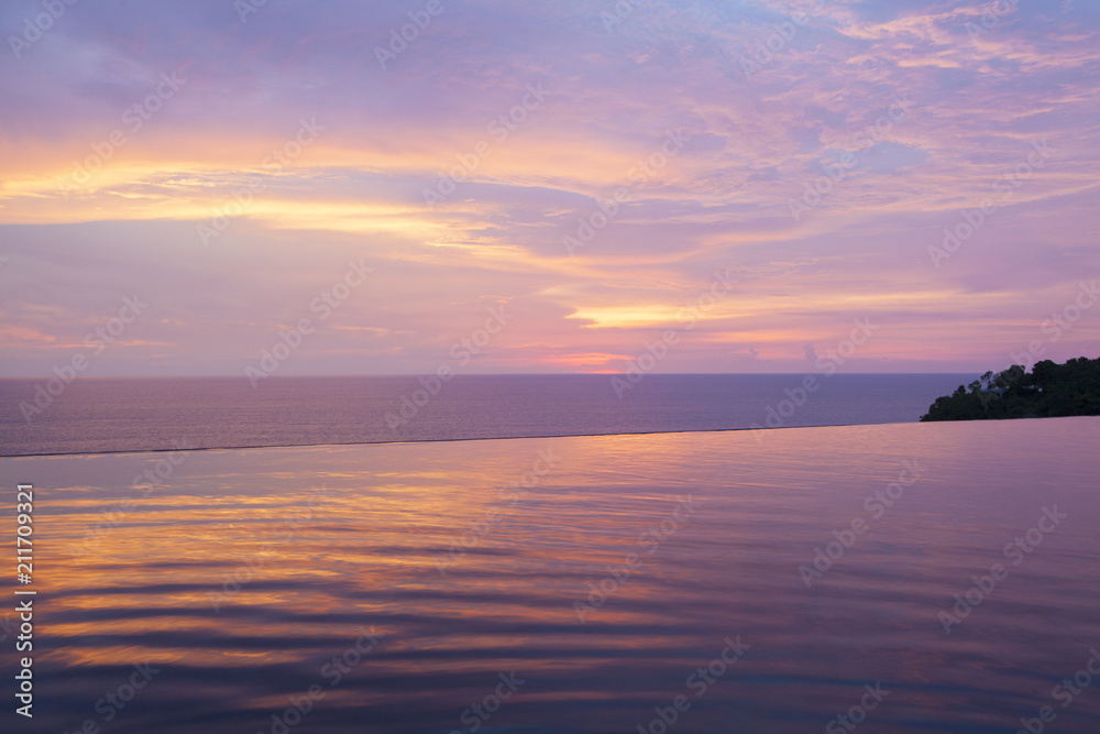 Obraz premium Sunset sky background.