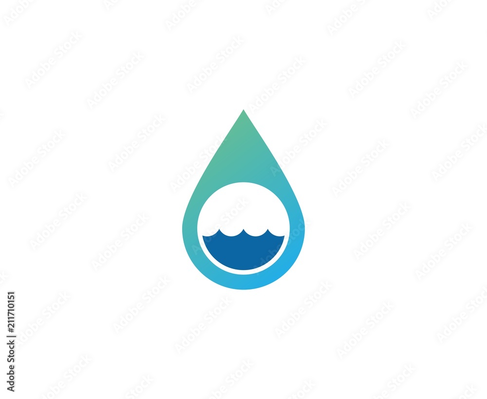 Water drop logo Water drop logo