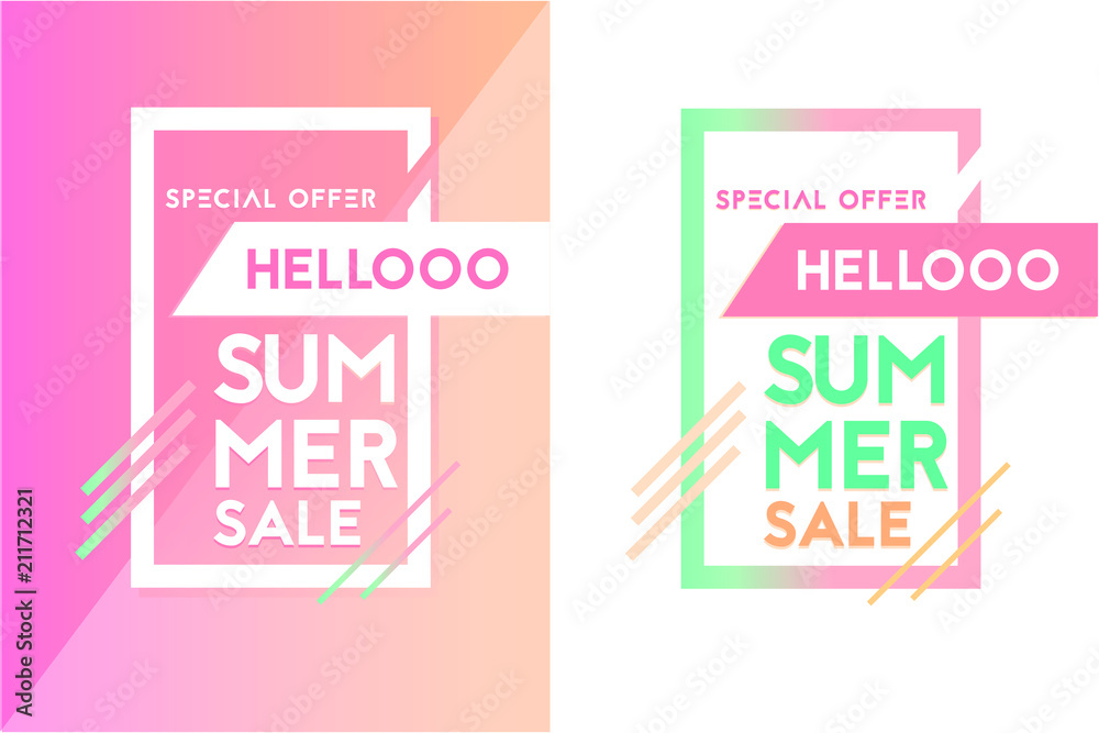Summer Sale vector illustration Summer Sale vector illustration
