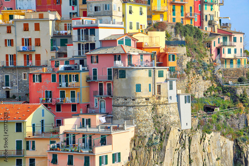 Fototapeta Naklejka Na Ścianę i Meble -  Italy, Riomaggiore colorful streets