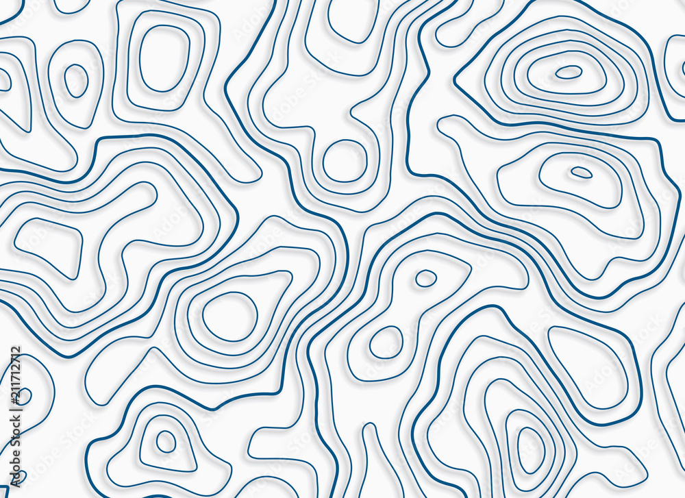 topographic pattern design with shadows topographic pattern design with shadows