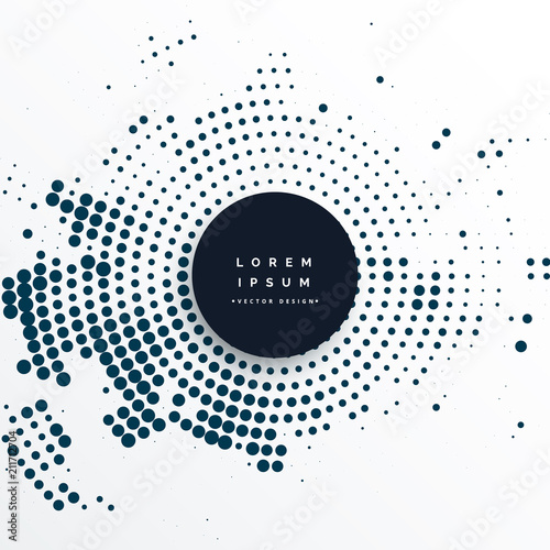 abstract circular halftone effect background