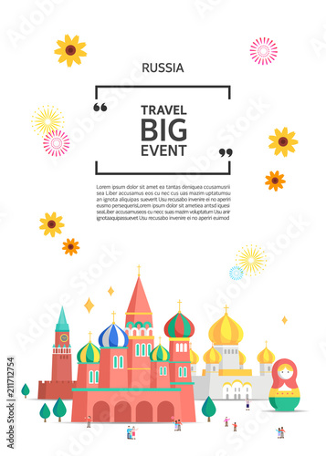 Russia Landmark Illustration