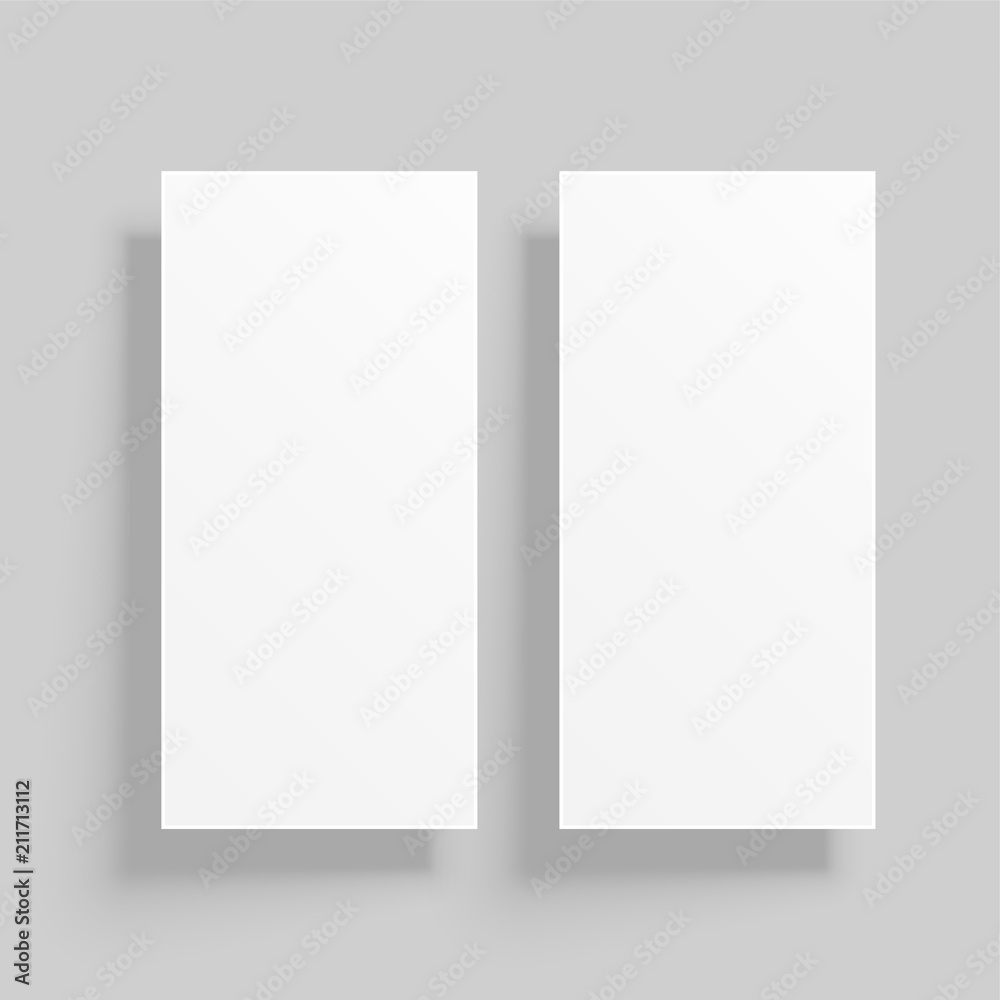 vertical card mockup with shadows vertical card mockup with shadows