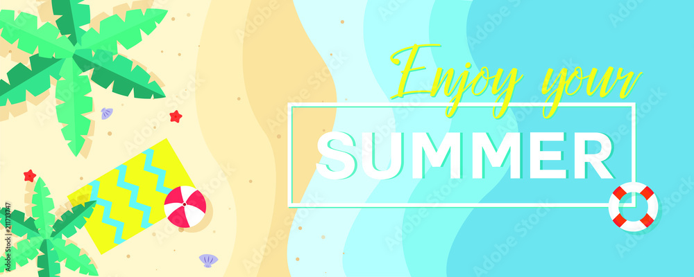 Enjoy summer banner