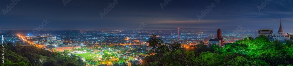 Obraz premium Phetchaburi cityscape.