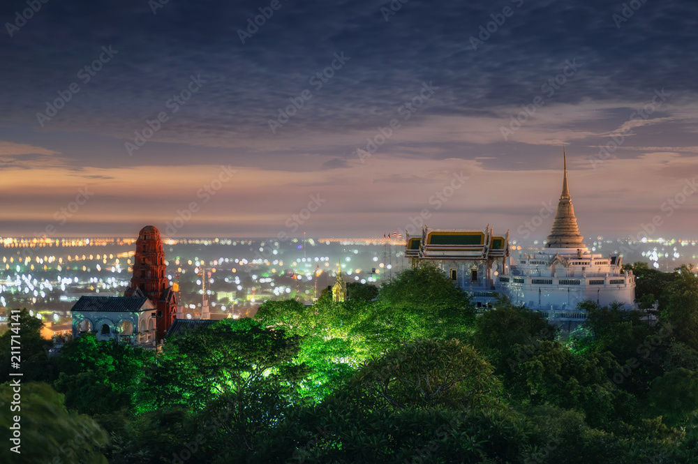 Phetchaburi cityscape.