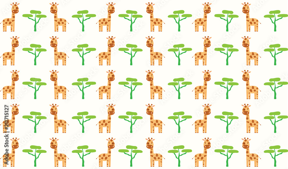 giraffe pattern background