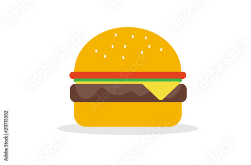 Vector of hamburger