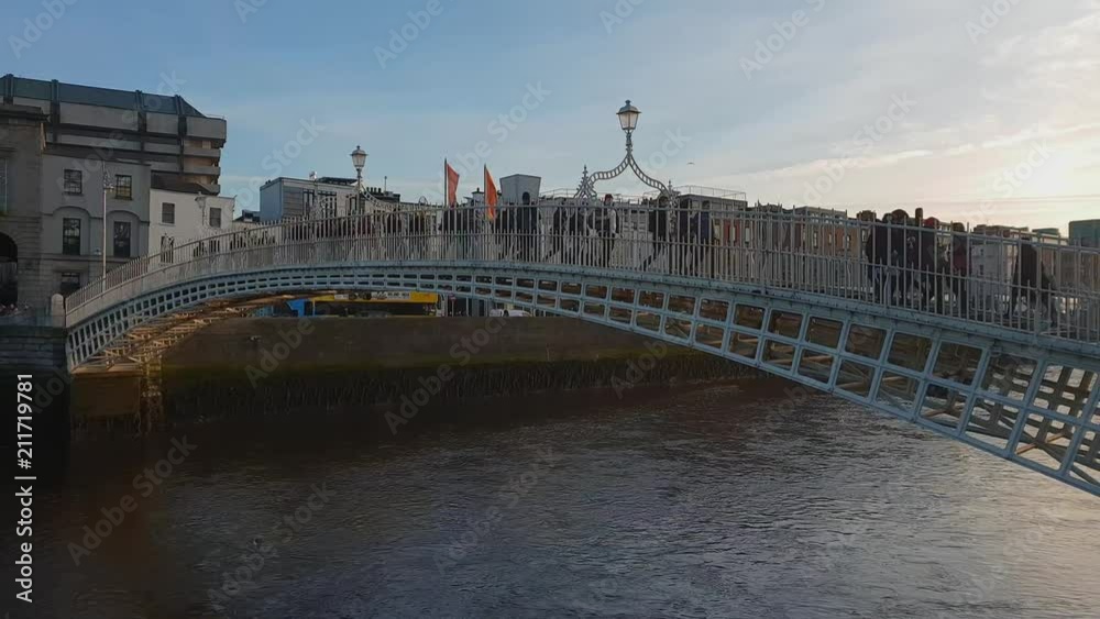 Most iconic landmark in Dublin - The Ha Penny Bridge Most iconic landmark in Dublin - The Ha Penny Bridge