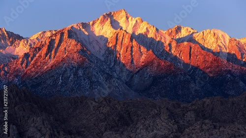 Sierra Nevada Mountain Sunrise photo