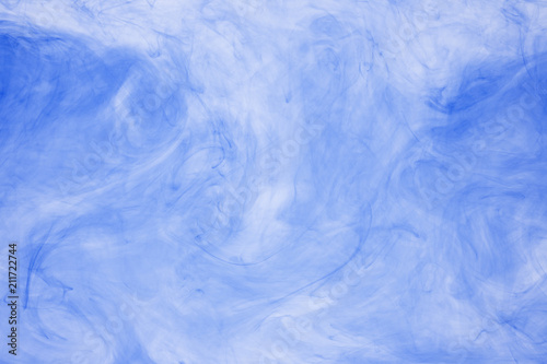 blue ink water background