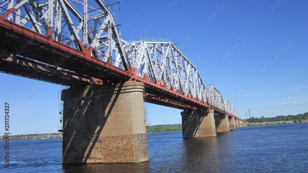 Naklejka premium ПЕРМЬ-САРАТОВ-ПЕРМЬ