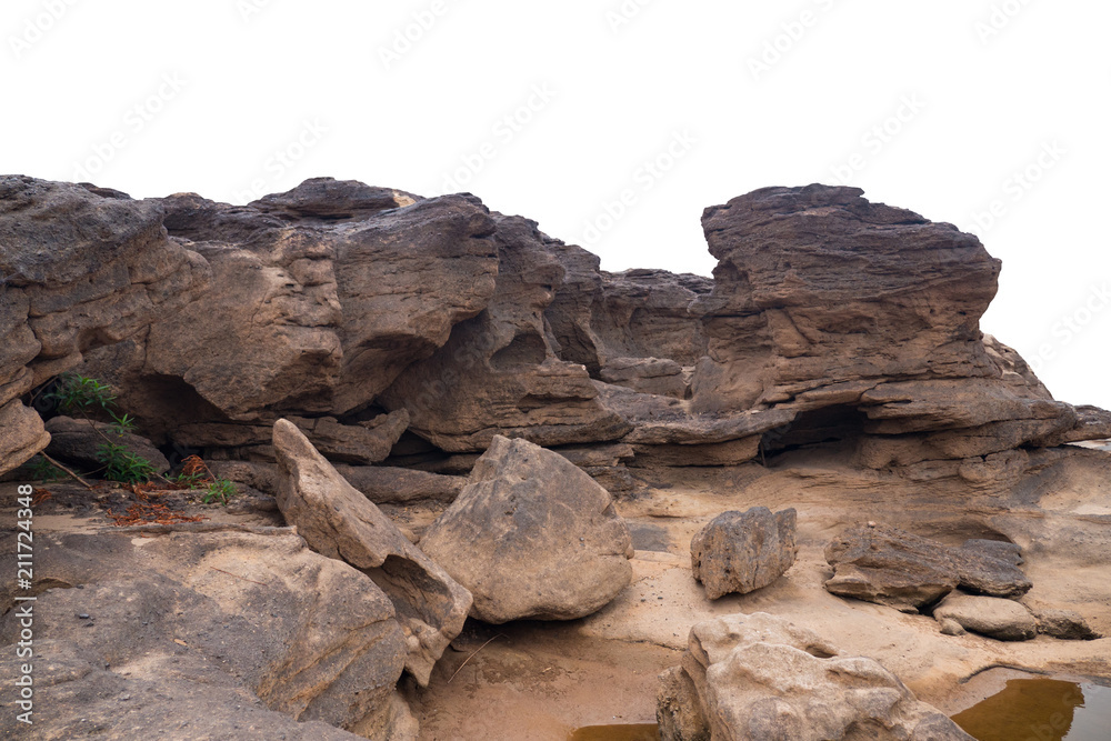 rock isolated on white background rock isolated on white background