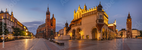 Krakowski Rynek, Polska - panorama