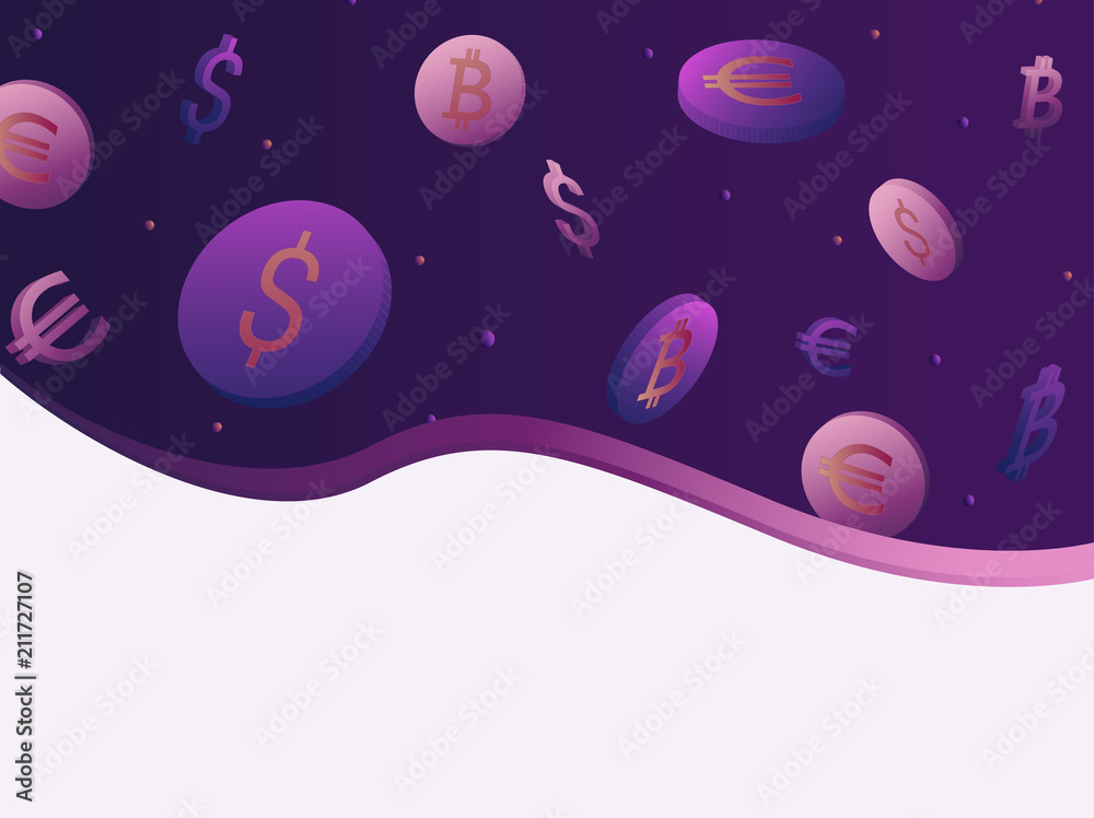background with bright colors and money theme background with bright colors and money theme