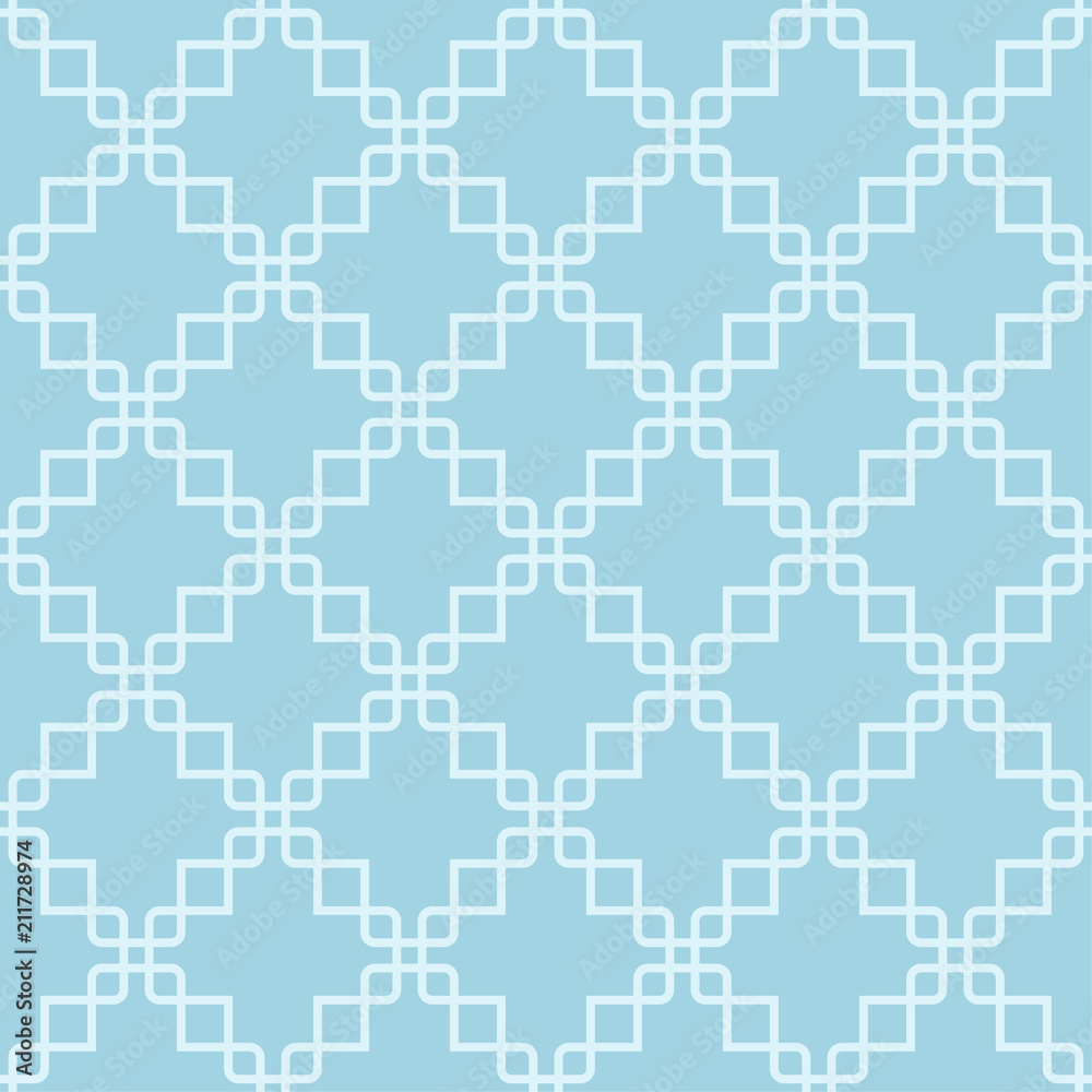 Light blue geometric ornament. Seamless pattern Light blue geometric ornament. Seamless pattern
