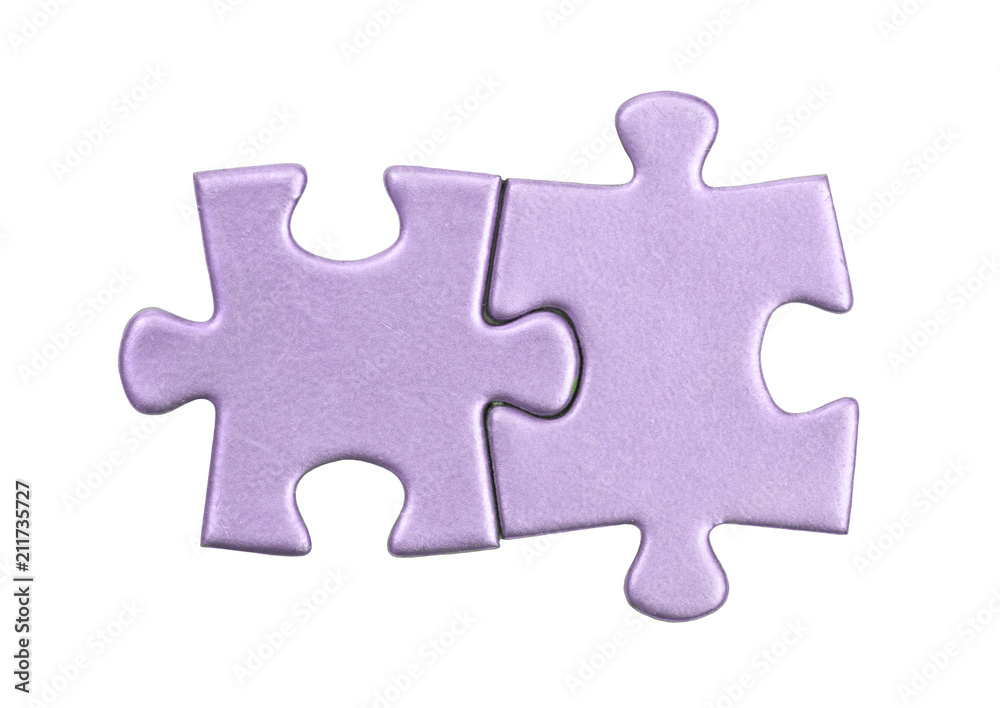 Obraz premium puzzle pieces on white background