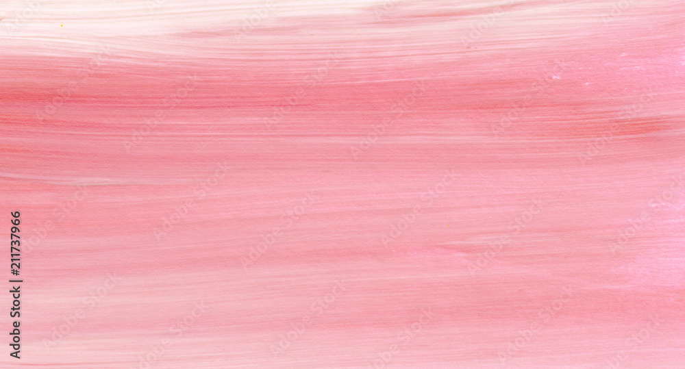 Obraz premium Pink Abstract acrylic painting for use as background, texture, design element. Modern art with brush stroke texture