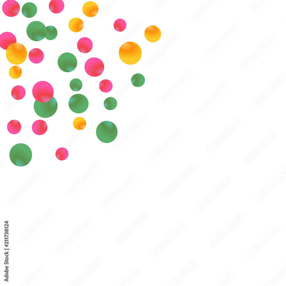 Modern background with bubbles. Cute Pattern for Postcard, Print, Banner or Poster. Vector Texture in Trendy Style