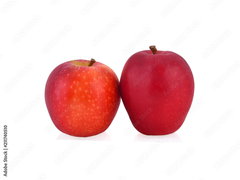 pink lady apples isolated on white background pink lady apples isolated on white background