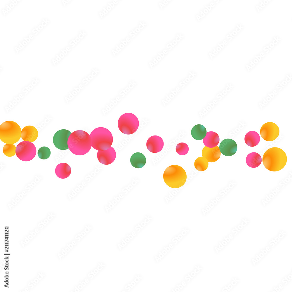 Modern background with bubbles. Cute Pattern for Postcard, Print, Banner or Poster. Vector Texture in Trendy Style