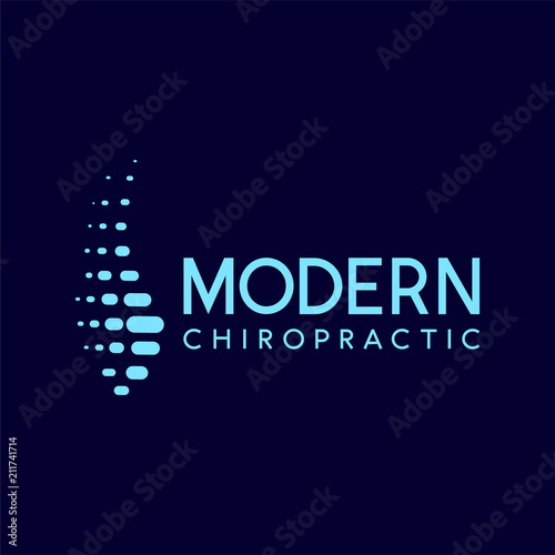 Chiropractic vector Logo Icon element. Medical design collection. Vector illustration