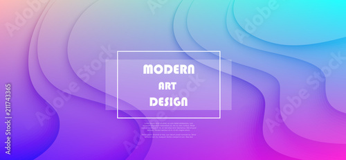 Colorful geometric background. Abstract shapes composition