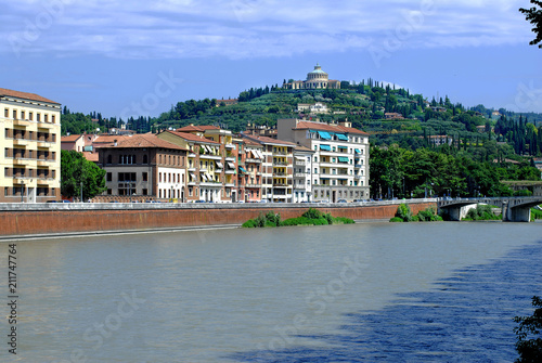 Verona, city on the Adige river in Veneto. Romeo and Juliet’s story. Italy. © Наталия Христевич