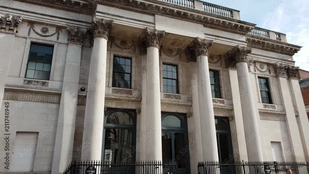 Dublin City Hall building at Castle Street Dublin City Hall building at Castle Street