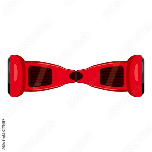 Dual wheel skateboard icon. Cartoon illustration of dual wheel skateboard vector icon for web design