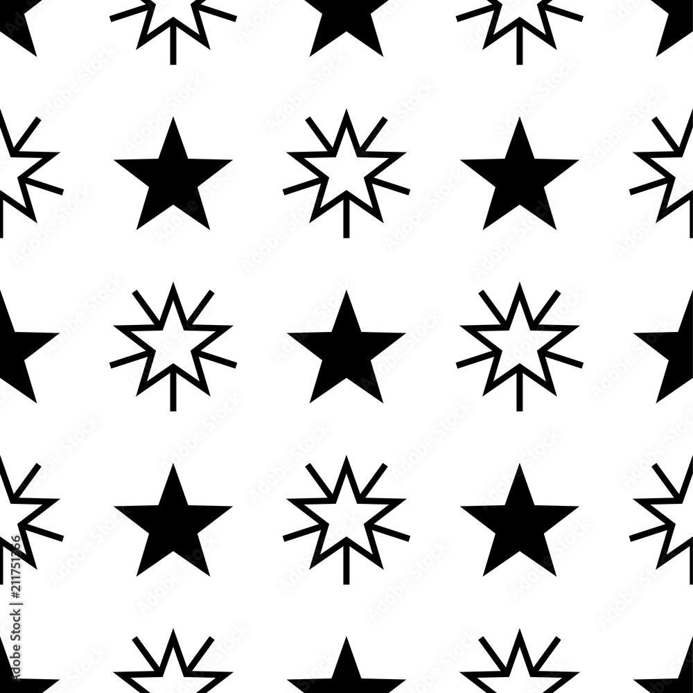 Seamless background with stars Seamless background with stars