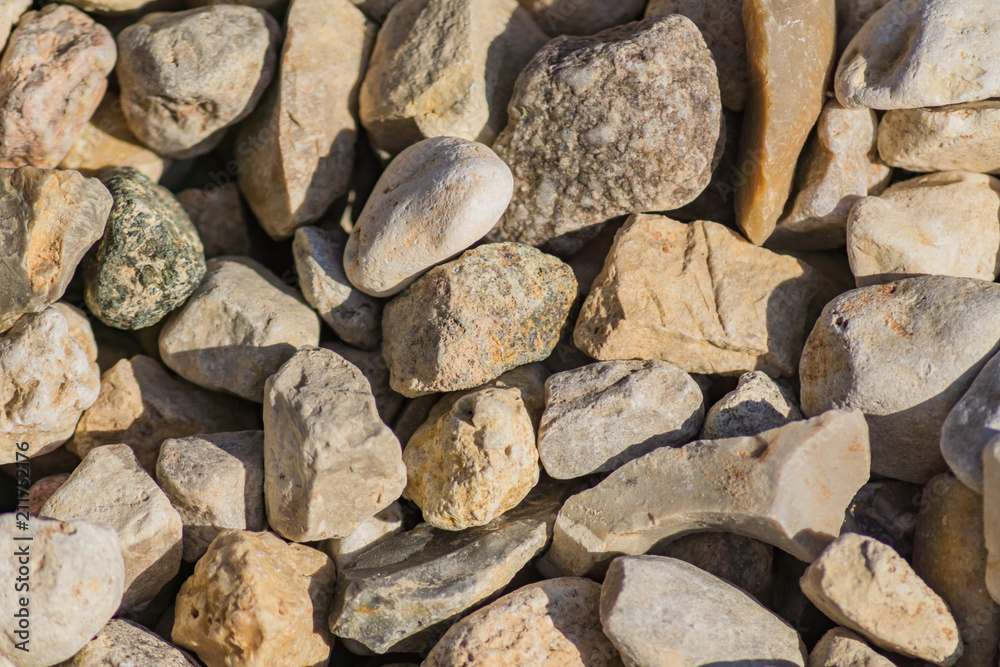 crushed stone background texture close up crushed stone background texture close up