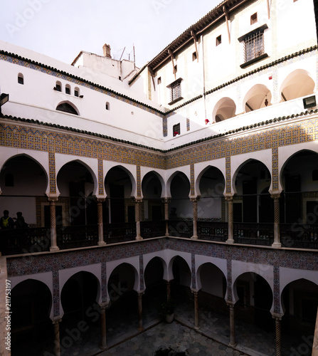 View to Dar Mustapha Pacha Palace, Casbah of Algiers, Algeria photo