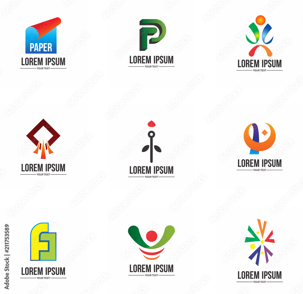 logo set design for company, brand, identity, and collection logo set design for company, brand, identity, and collection