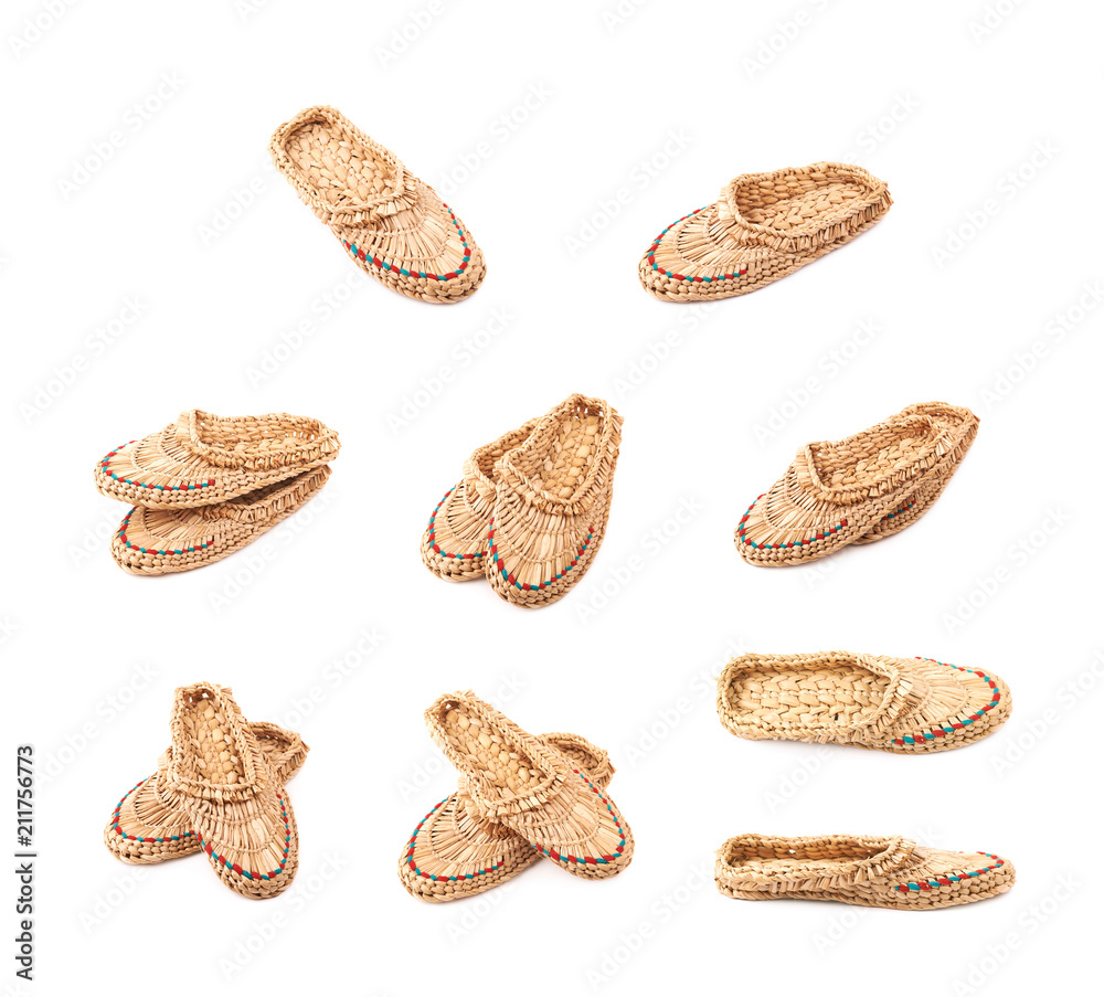 Bast shoe isolated Bast shoe isolated