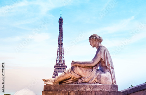 Obraz Paryż i jego Wieża Eiffla