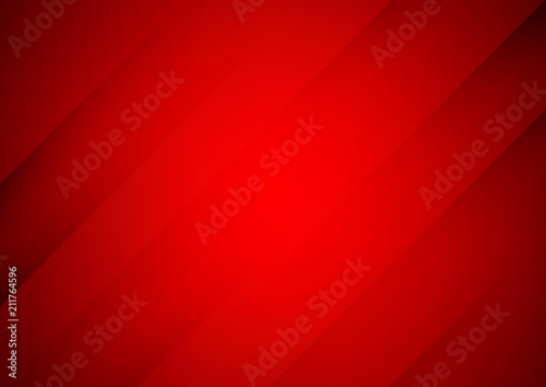 Wallpaper Mural Abstract red vector background with stripes