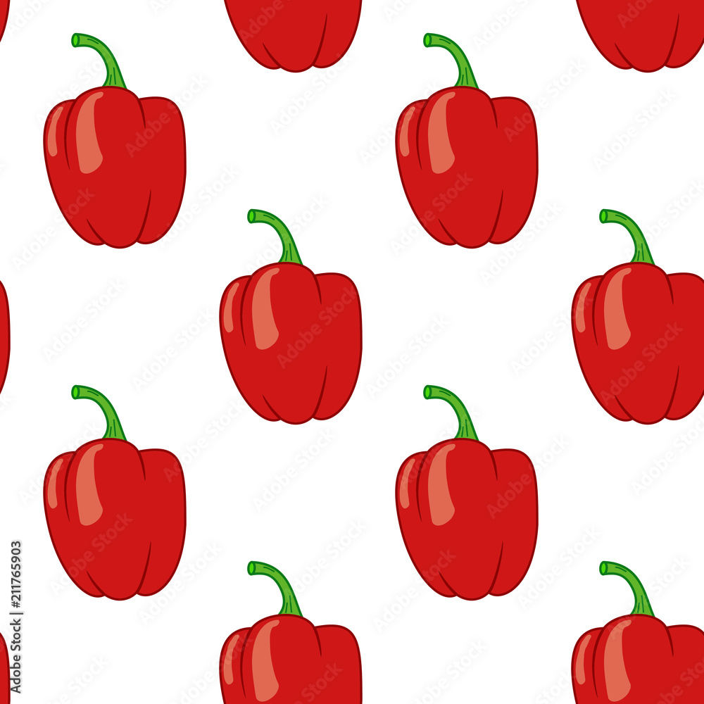 Paprika seamless pattern Paprika seamless pattern
