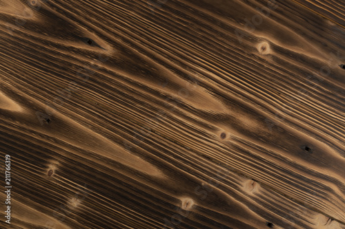 Burnt wood background