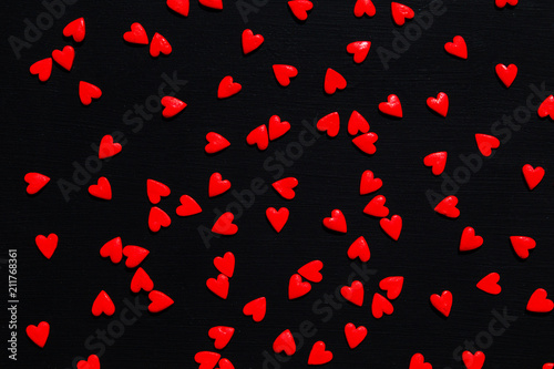 Abstract background of hearts.