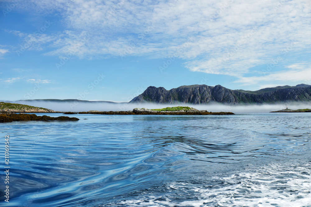 Rocky islands in Norway