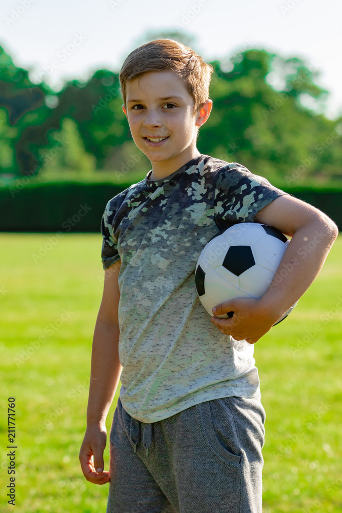 Pre-teen caucasian boy playing outside Pre-teen caucasian boy playing outside