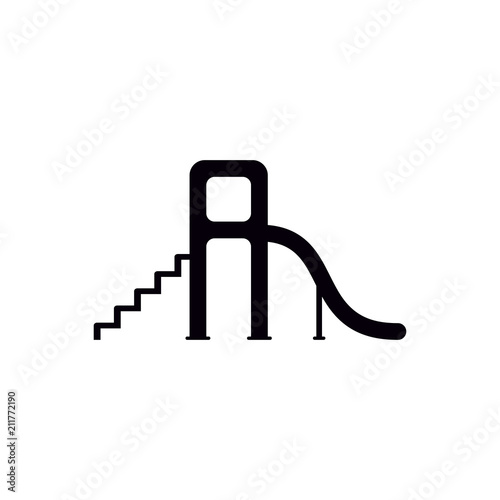 Toboggan vector icon