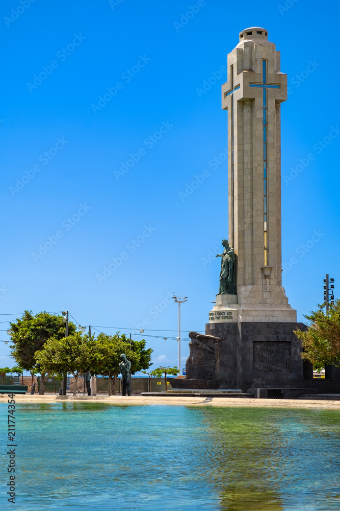 Ein Rundgang durch Santa Cruz der Hauptstadt von Teneriffa. StockFoto
