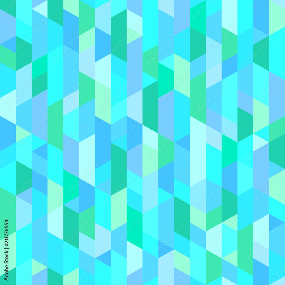 Tile texture. Seamless pattern. Background with polygons. Abstract geometric wallpaper. Pretty colors. Print for polygraphy, posters, t-shirts and textiles. Doodle for design