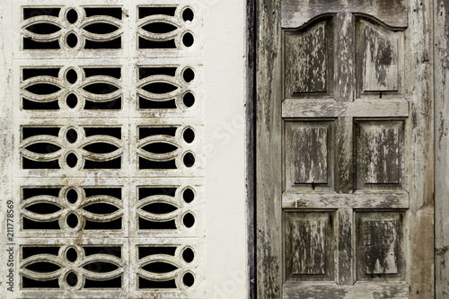  Surface of windows from wood