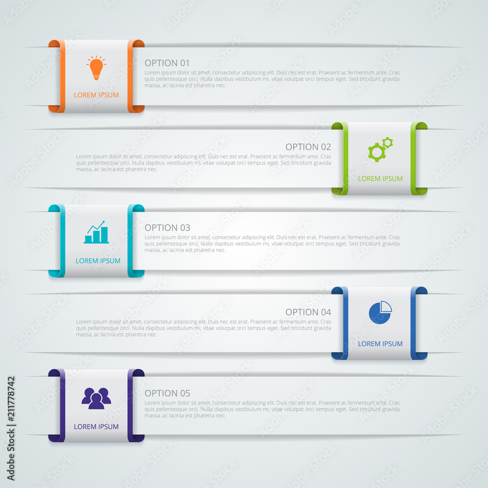 Infographic template for business, education, web design, banners, brochures, flyers, diagram, workflow, timeline. Vector illustration.