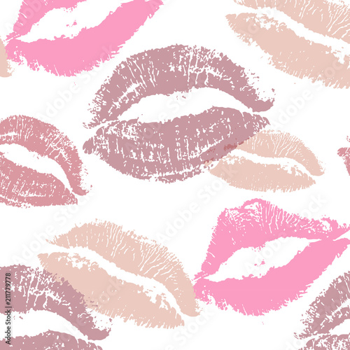 World kiss day. pattern lips pomade